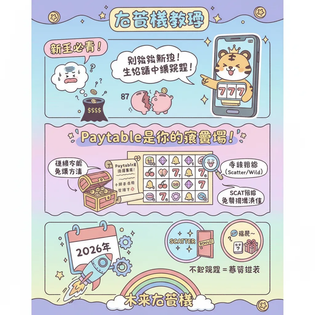新手必看：老虎機教學與中獎規則介紹